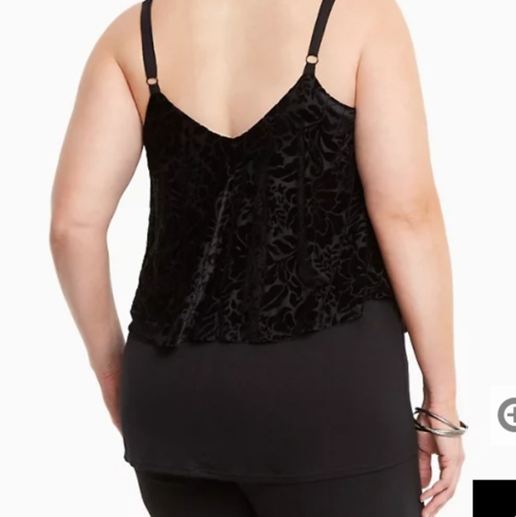 Torrid Velvet Double Layer Cami EUC - Picture 2 of 6